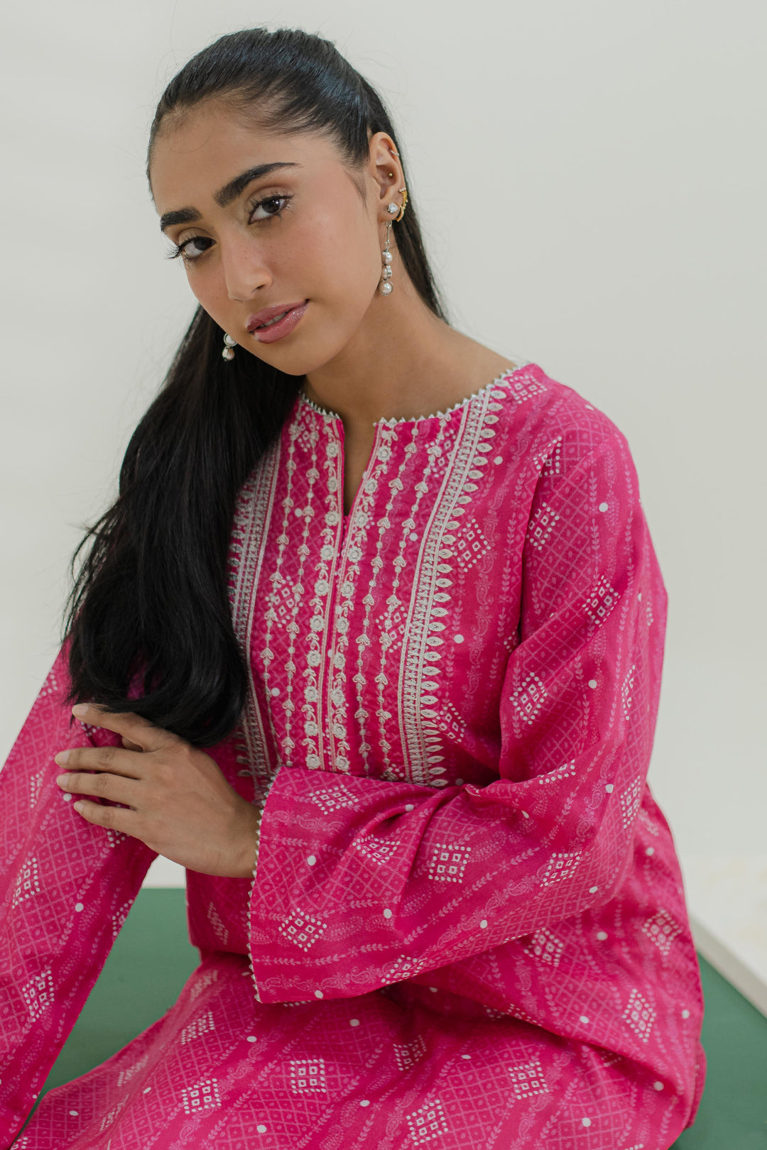 Zellbury | Summer Pret | Embroidered Kurta - 1853 - House Of Zarish