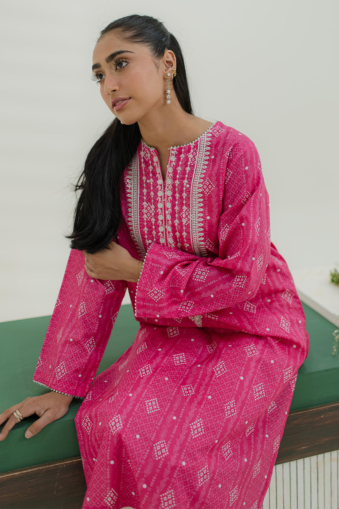Zellbury | Summer Pret | Embroidered Kurta - 1853 - House Of Zarish
