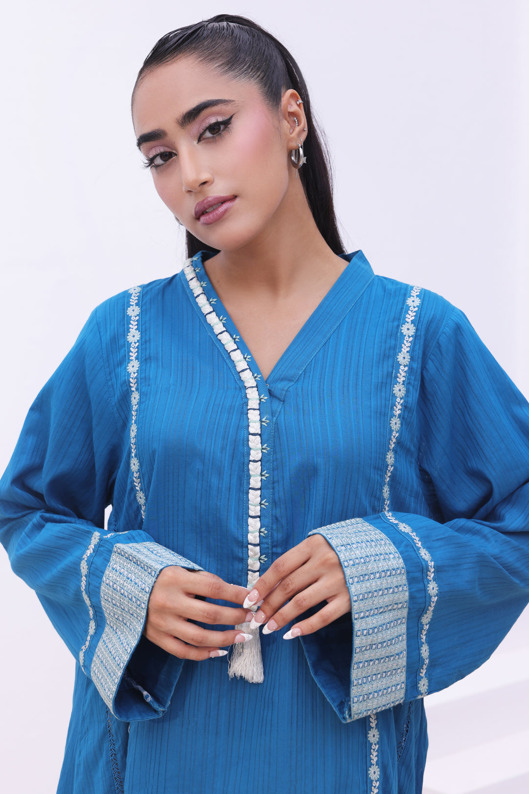 Zellbury | Summer Pret | Embroidered Kurta - 1864 - House Of Zarish