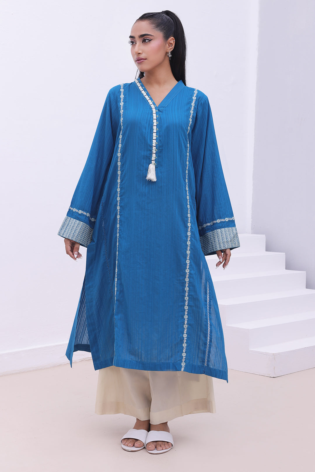 Zellbury | Summer Pret | Embroidered Kurta - 1864 - House Of Zarish