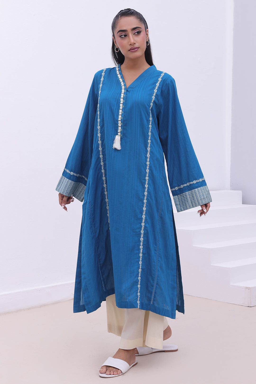 Zellbury | Summer Pret | Embroidered Kurta - 1864 - House Of Zarish