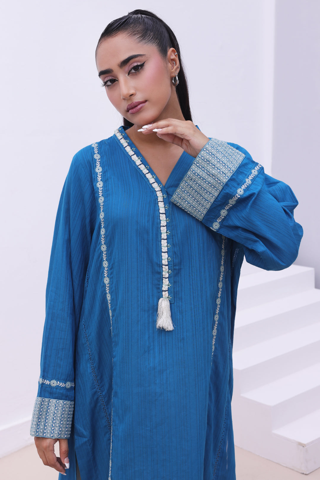 Zellbury | Summer Pret | Embroidered Kurta - 1864 - House Of Zarish
