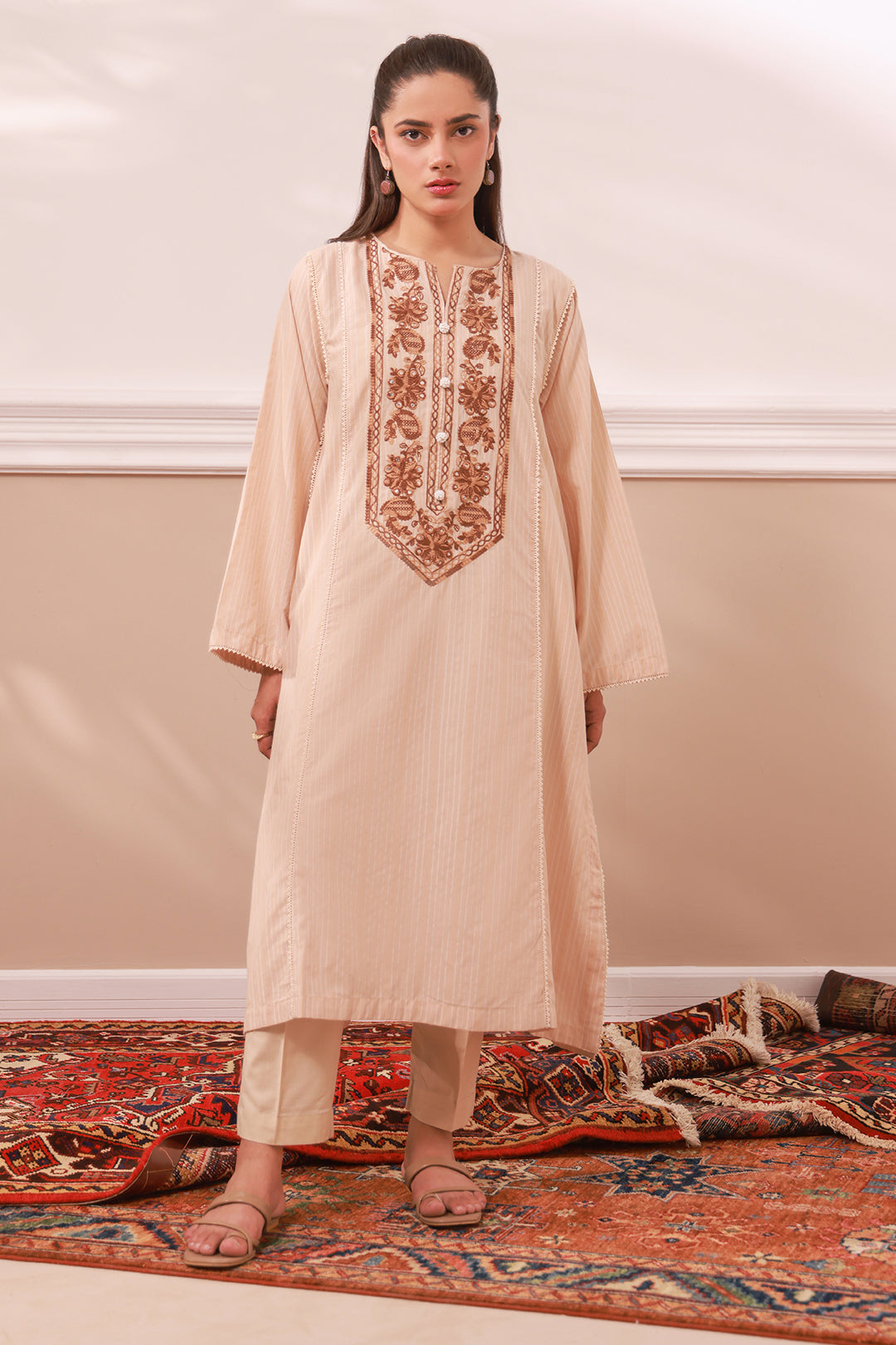 Zellbury | Summer Pret | Embroidered Kurta - 1866 - House Of Zarish