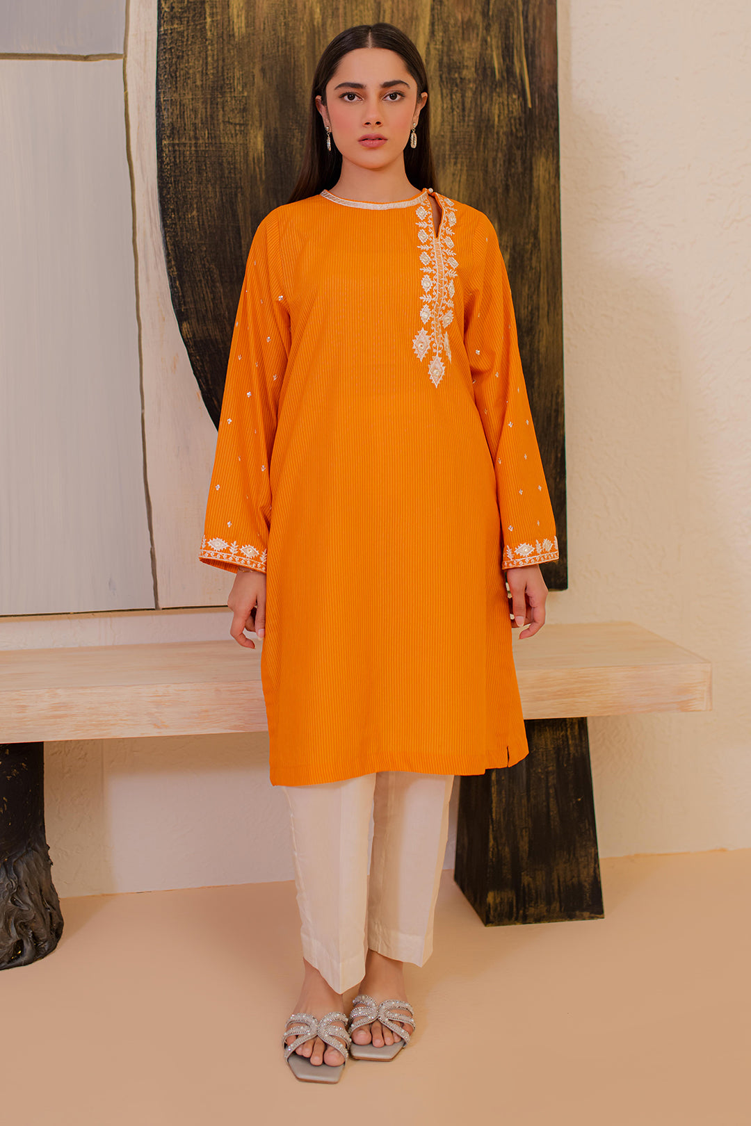 Zellbury | Summer Pret | Embroidered Kurta - 1872 - House Of Zarish