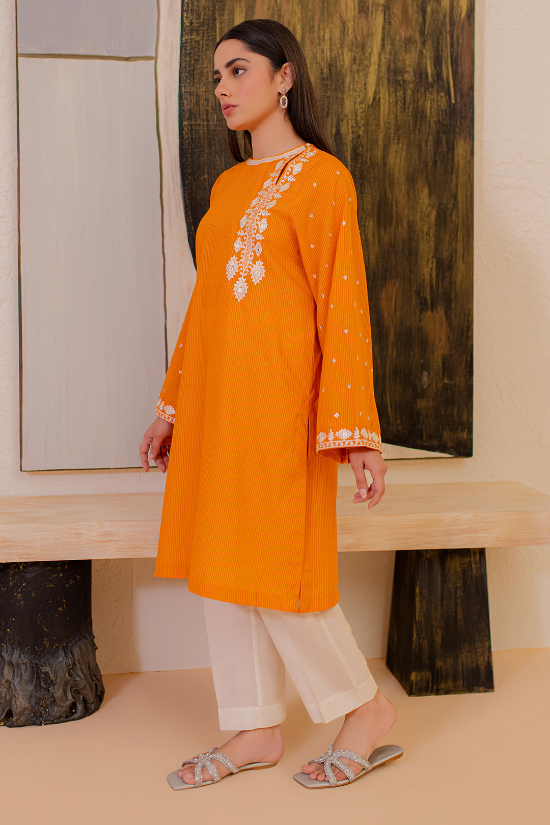 Zellbury | Summer Pret | Embroidered Kurta - 1872 - House Of Zarish