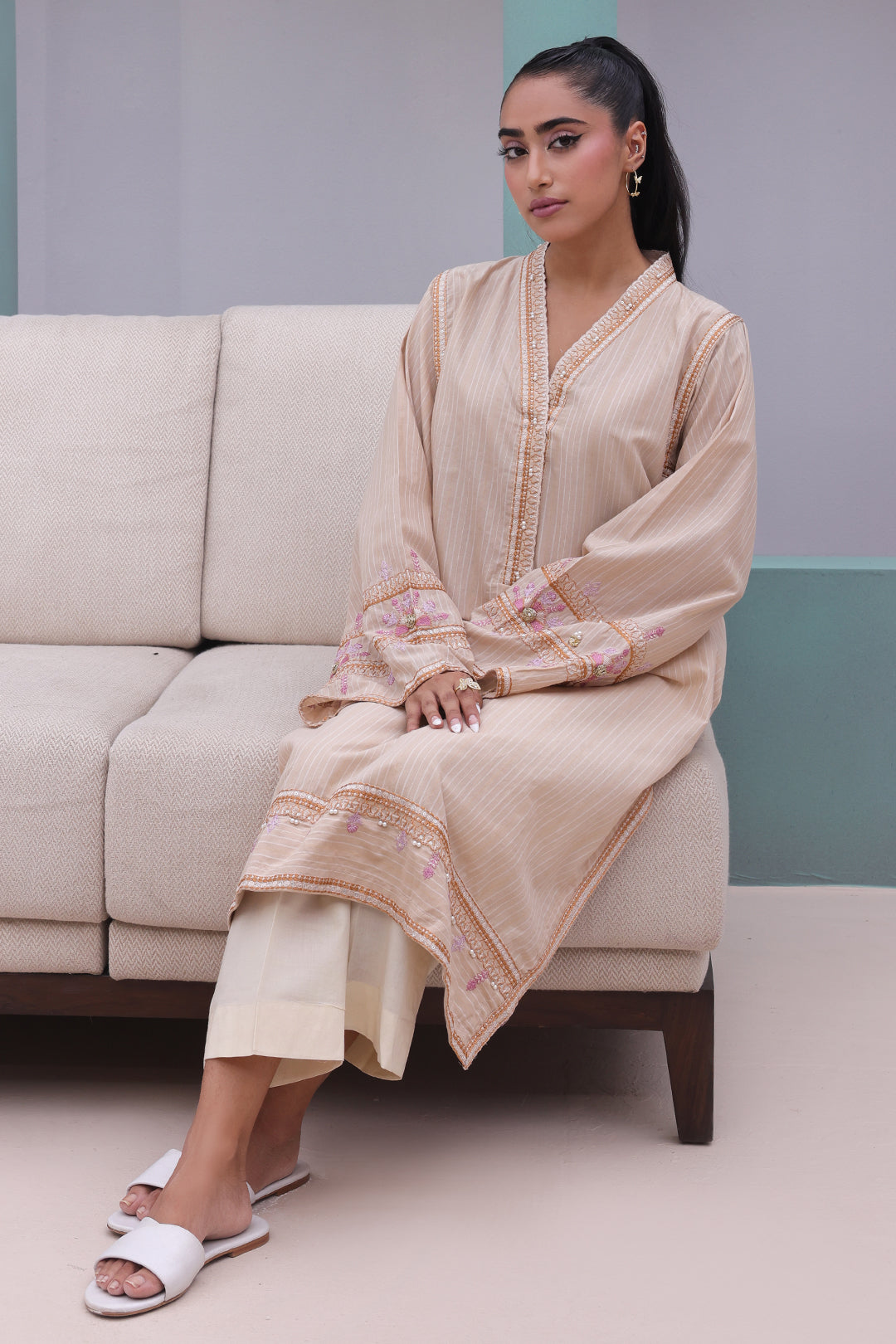 Zellbury | Summer Pret | Embroidered Kurta - 2012 - House Of Zarish
