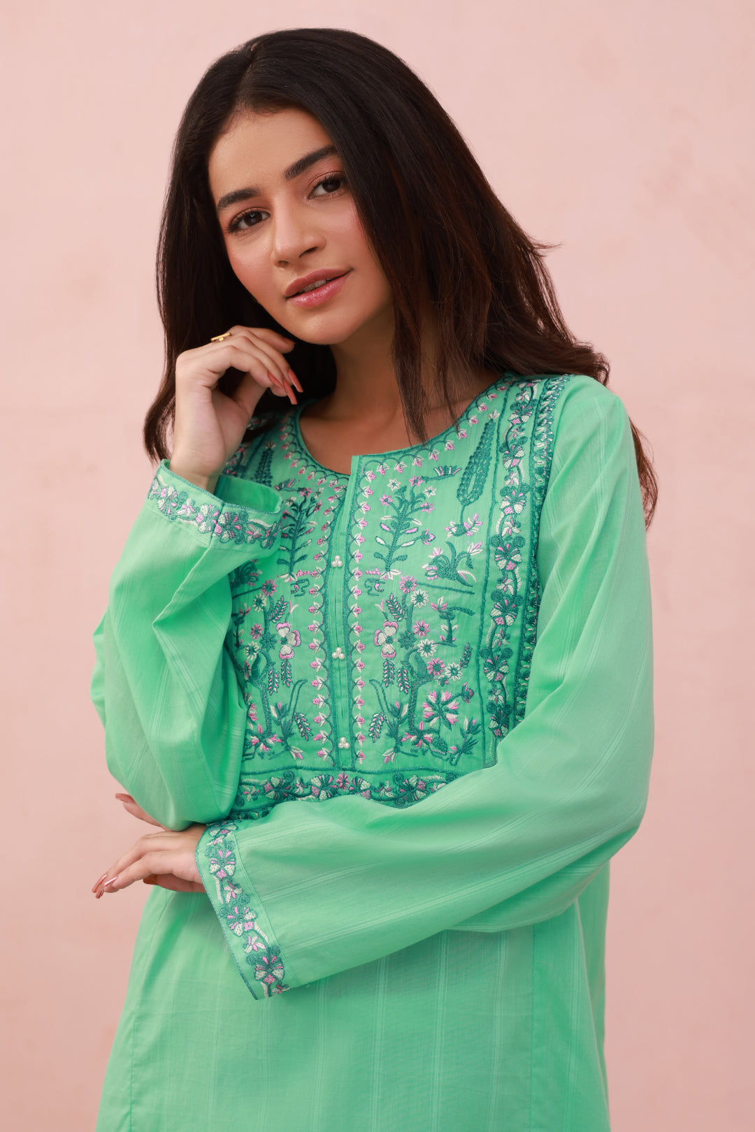 Zellbury | Summer Pret | Embroidered Kurta - 2039 - House Of Zarish