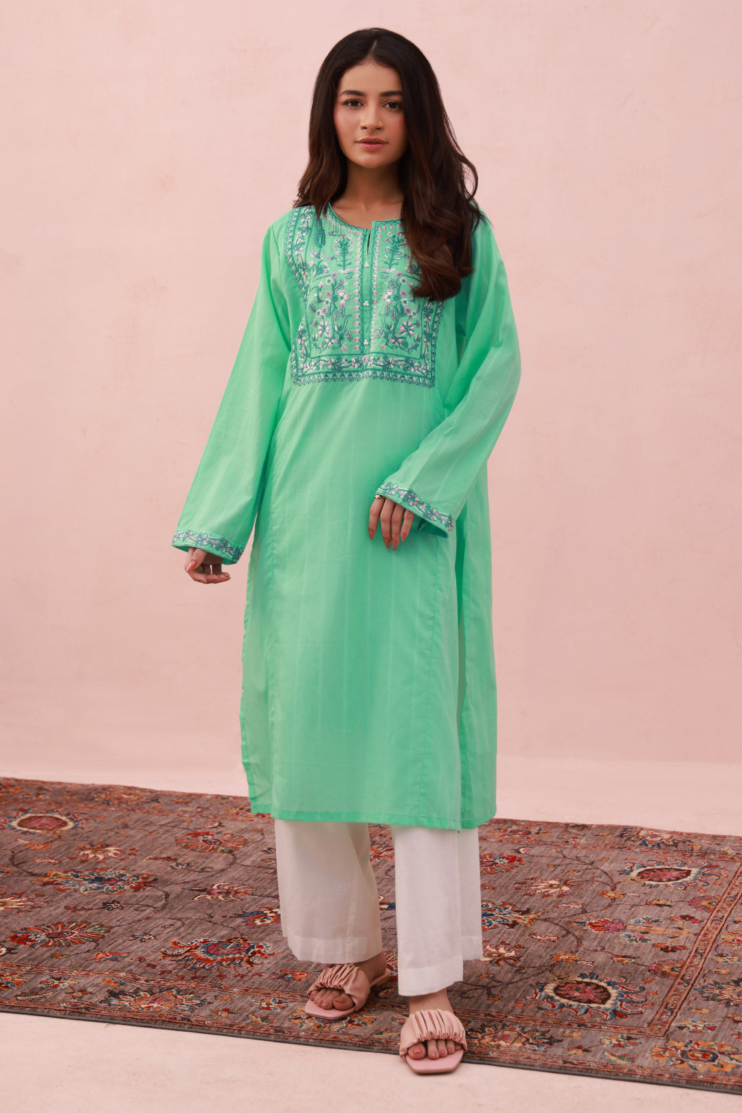 Zellbury | Summer Pret | Embroidered Kurta - 2039 - House Of Zarish