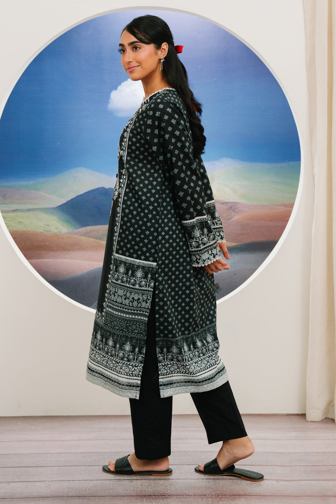 Zellbury | Summer Pret | Embroidered Kurta - 2042 - House Of Zarish
