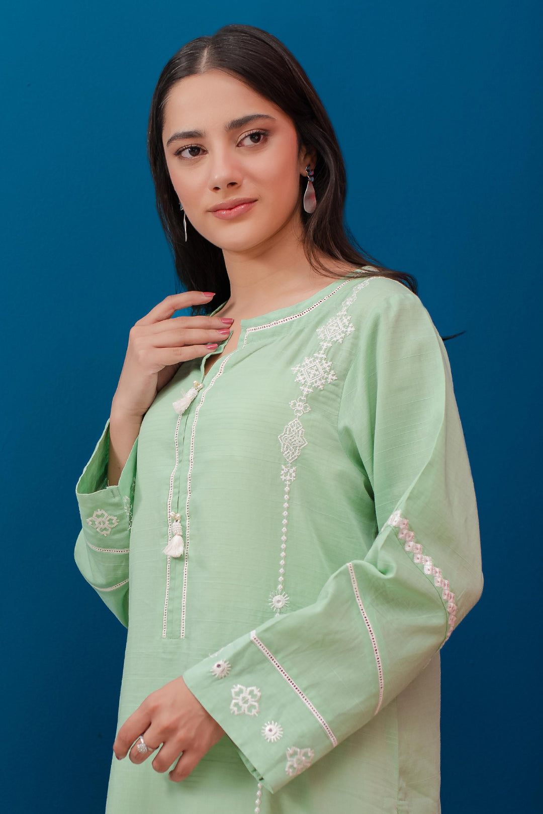 Zellbury | Summer Pret | Embroidered Kurta - 2049 - House Of Zarish
