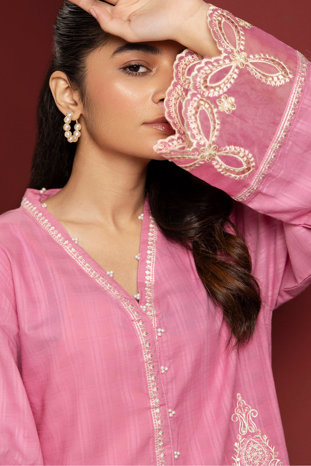 Zellbury | Summer Pret | Embroidered Kurta - 2056 - House Of Zarish