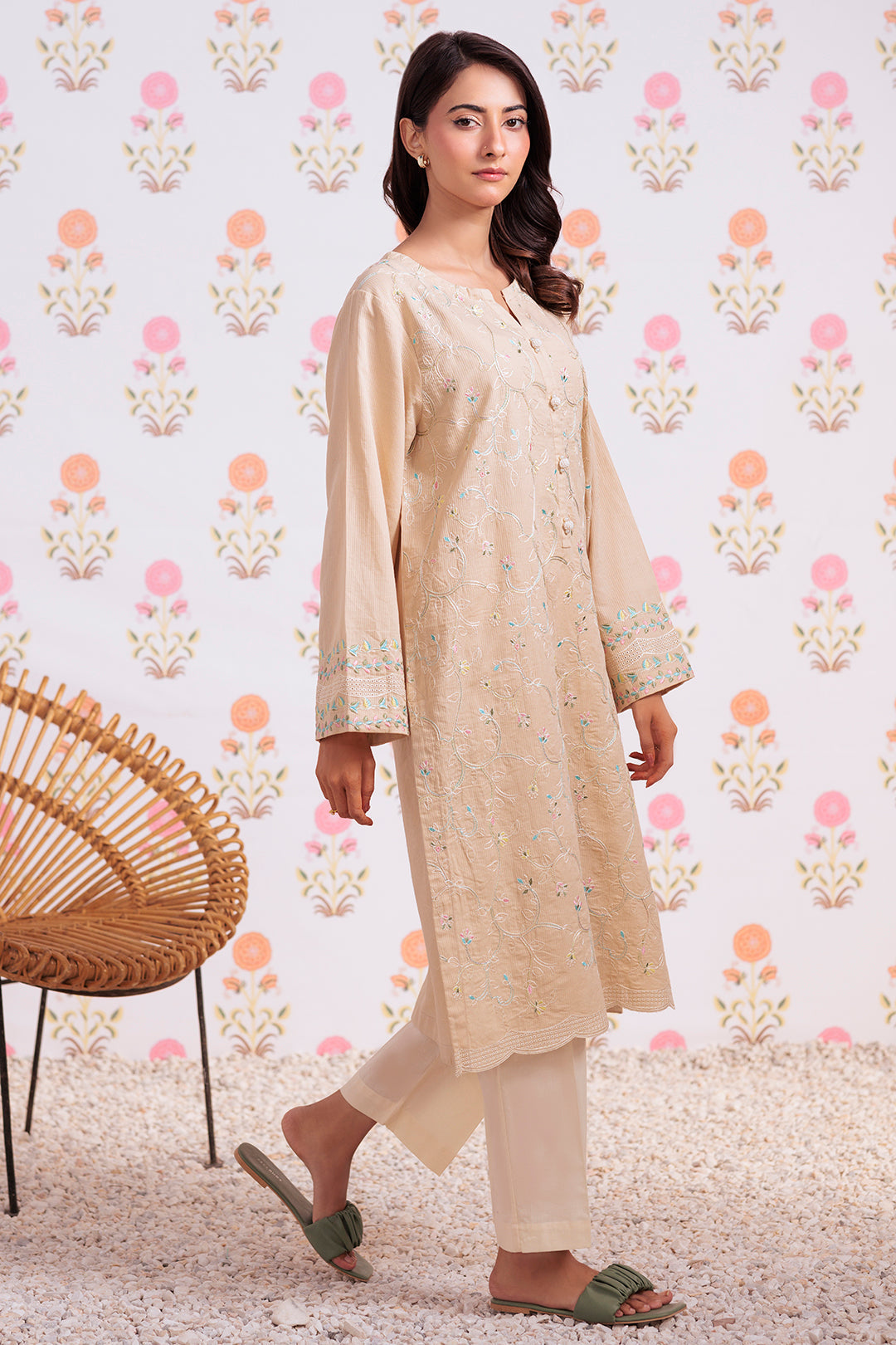 Zellbury | Summer Pret | Embroidered Kurta - 2140 - Libasekhas