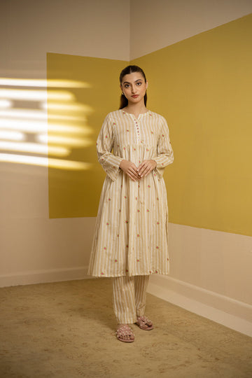 Zellbury | Summer Pret | Embroidered Kurta Trouser - 1527 - Libasekhas