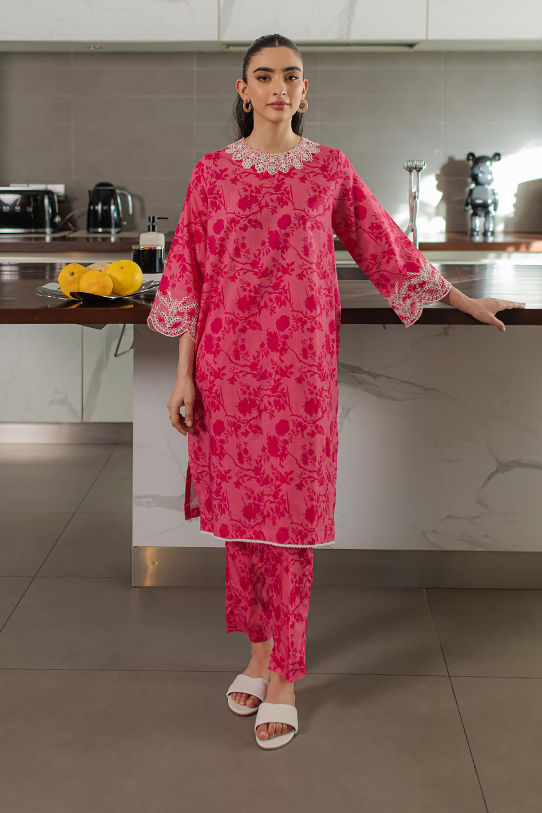 Zellbury | Summer Pret | Embroidered  Kurta Trouser - 1739 - House Of Zarish