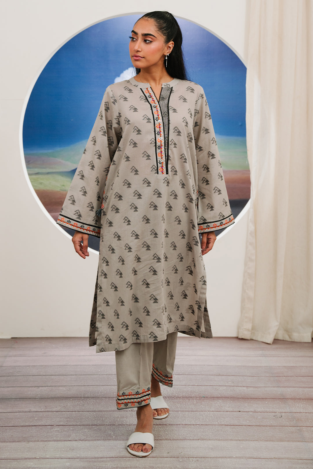 Zellbury | Summer Pret | Embroidered Kurta Trouser - 1769 - House Of Zarish