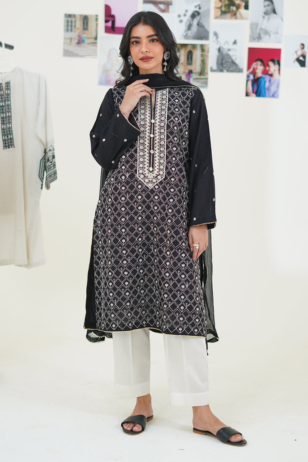Zellbury | Summer Pret | Embroidered Kurta Dupatta - 1772 - House Of Zarish