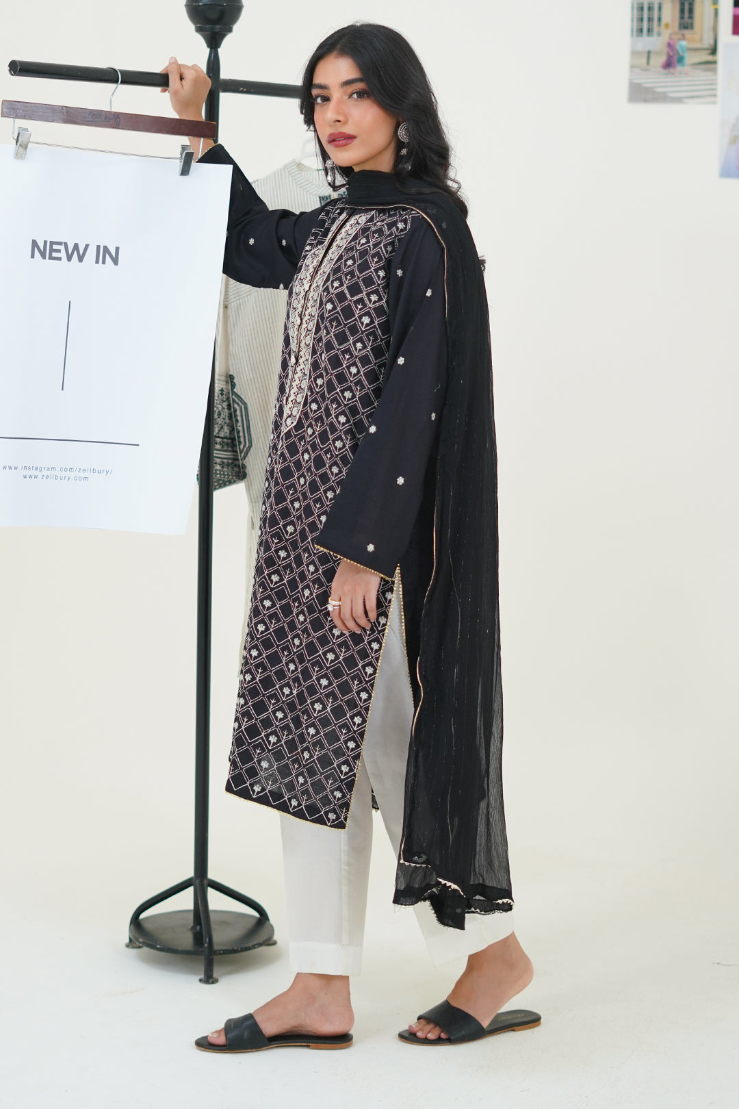 Zellbury | Summer Pret | Embroidered Kurta Dupatta - 1772 - House Of Zarish