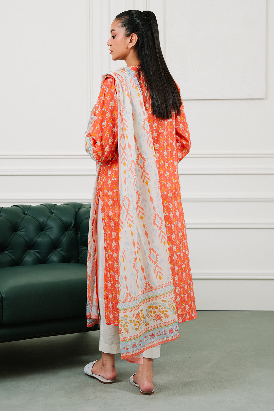 Zellbury | Summer Pret | Embroidered  Kurta Dupatta - 1902 - House Of Zarish