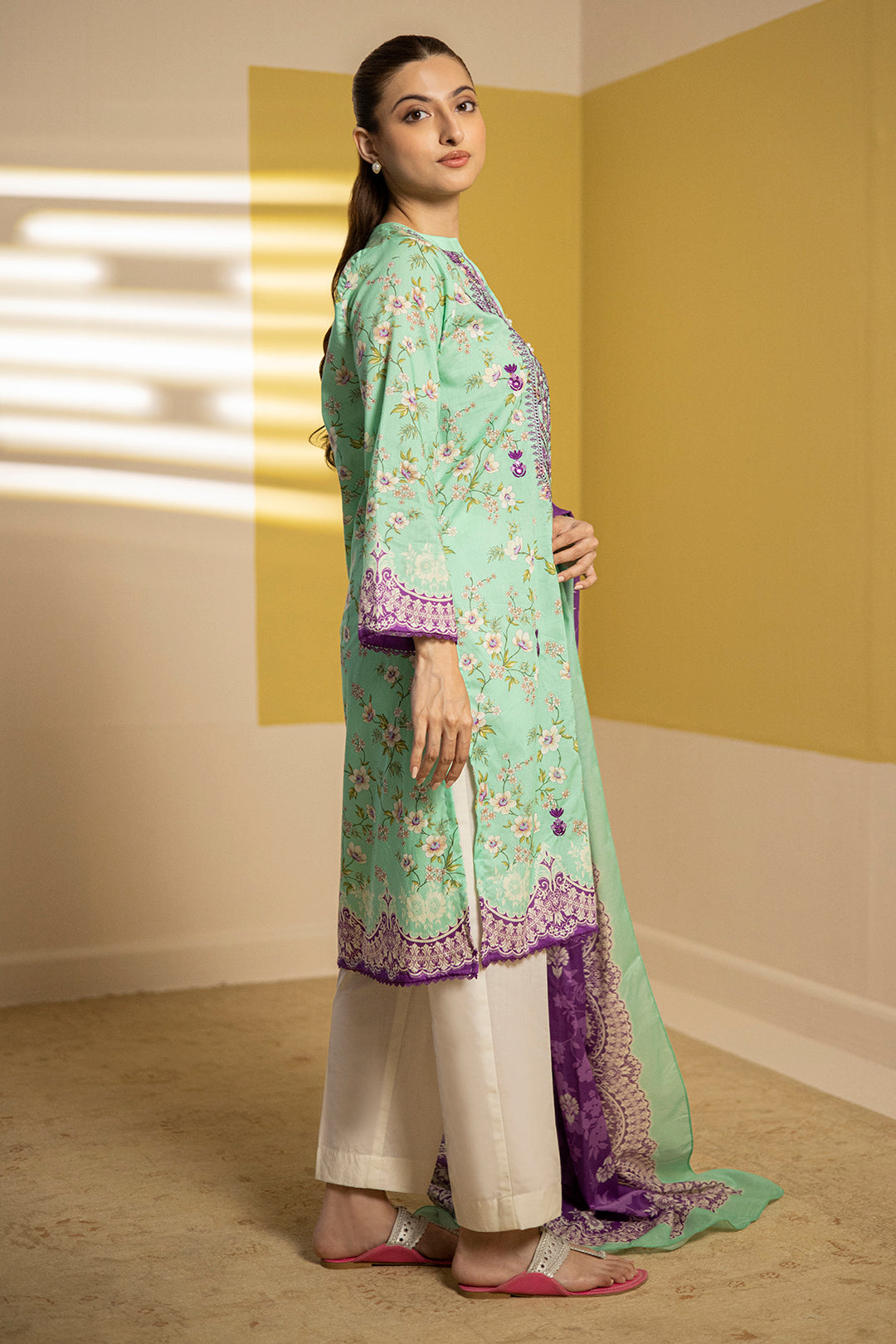 Zellbury | Summer Pret | Embroidered Kurta Dupatta - 1903 - House Of Zarish