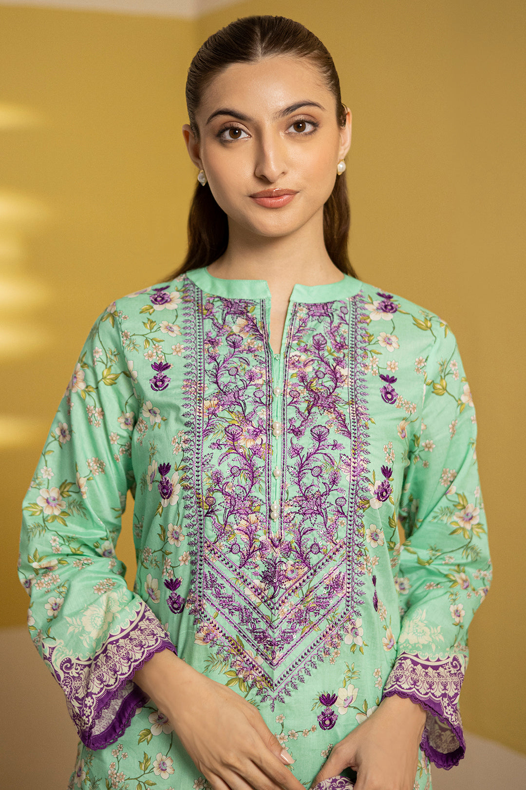Zellbury | Summer Pret | Embroidered Kurta Dupatta - 1903 - House Of Zarish