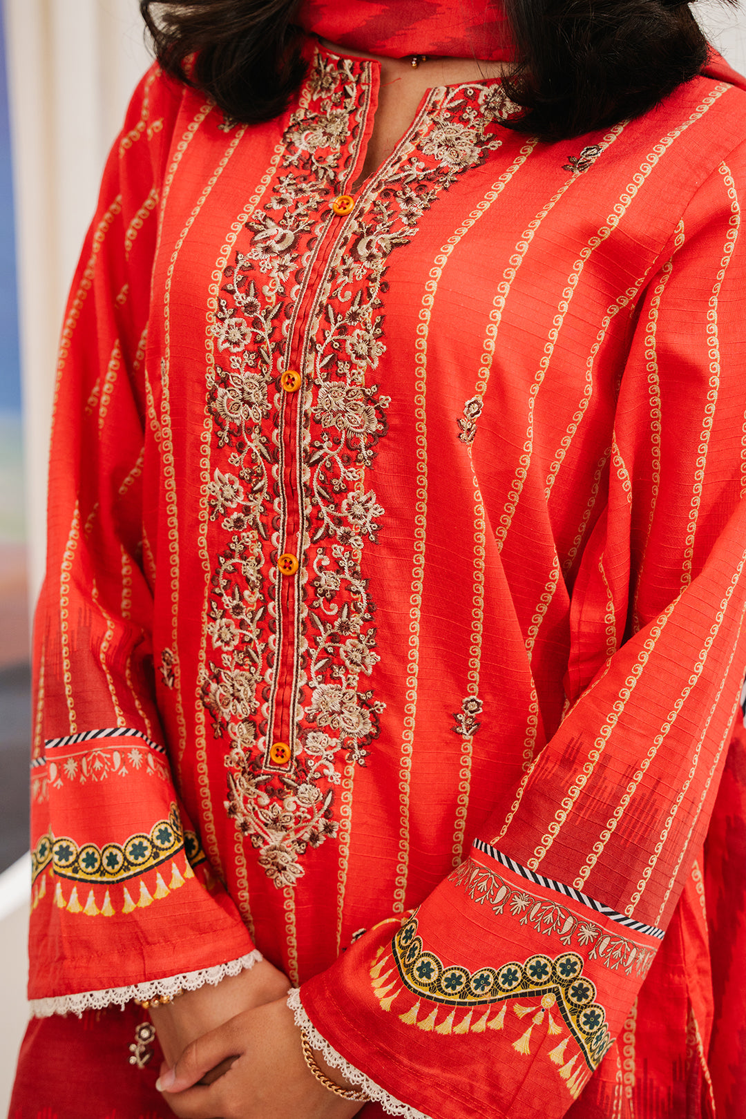 Zellbury | Summer Pret | Embroidered Kurta Dupatta - 1904 - House Of Zarish