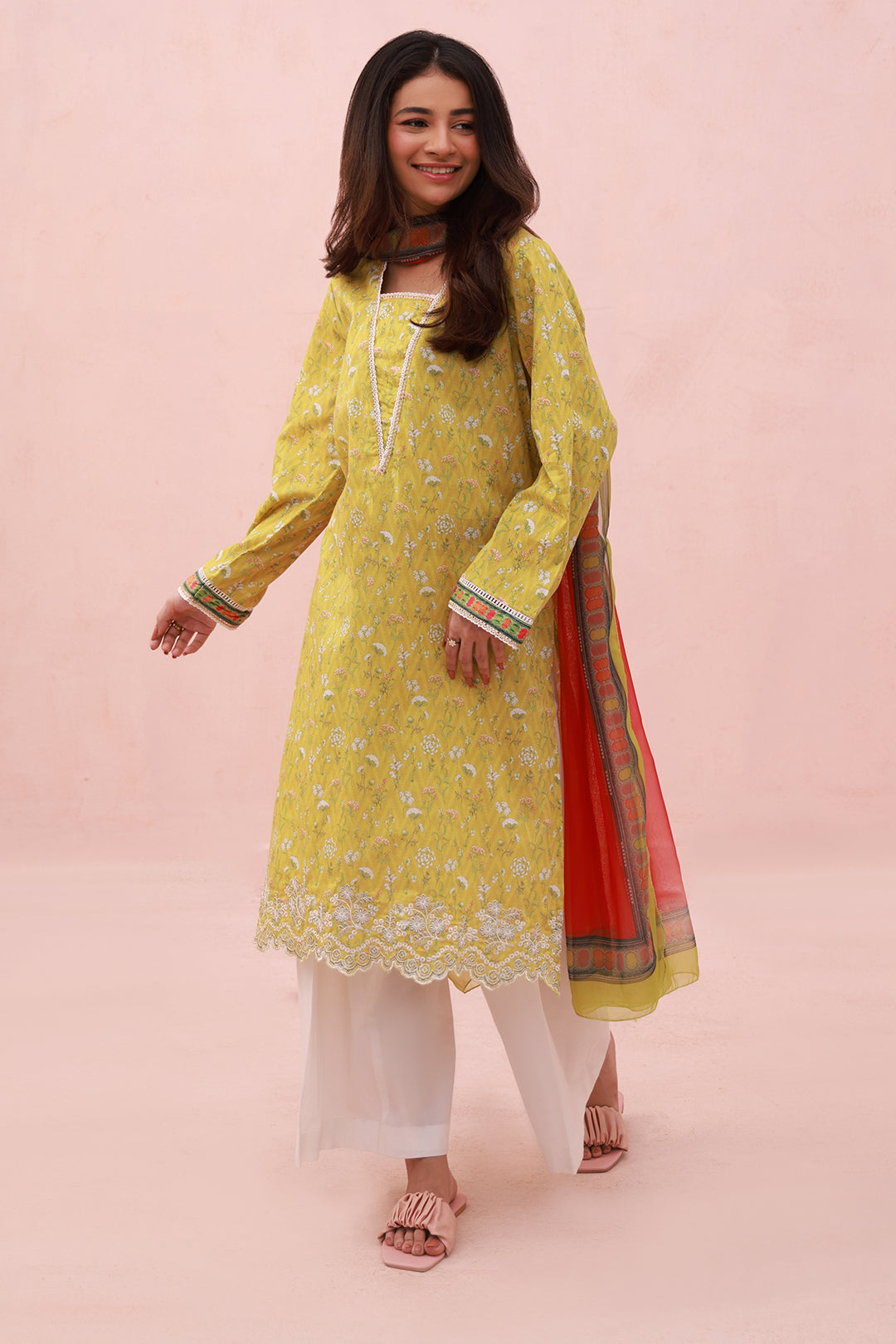 Zellbury | Summer Pret | Embroidered Kurta Dupatta - 1905 - House Of Zarish