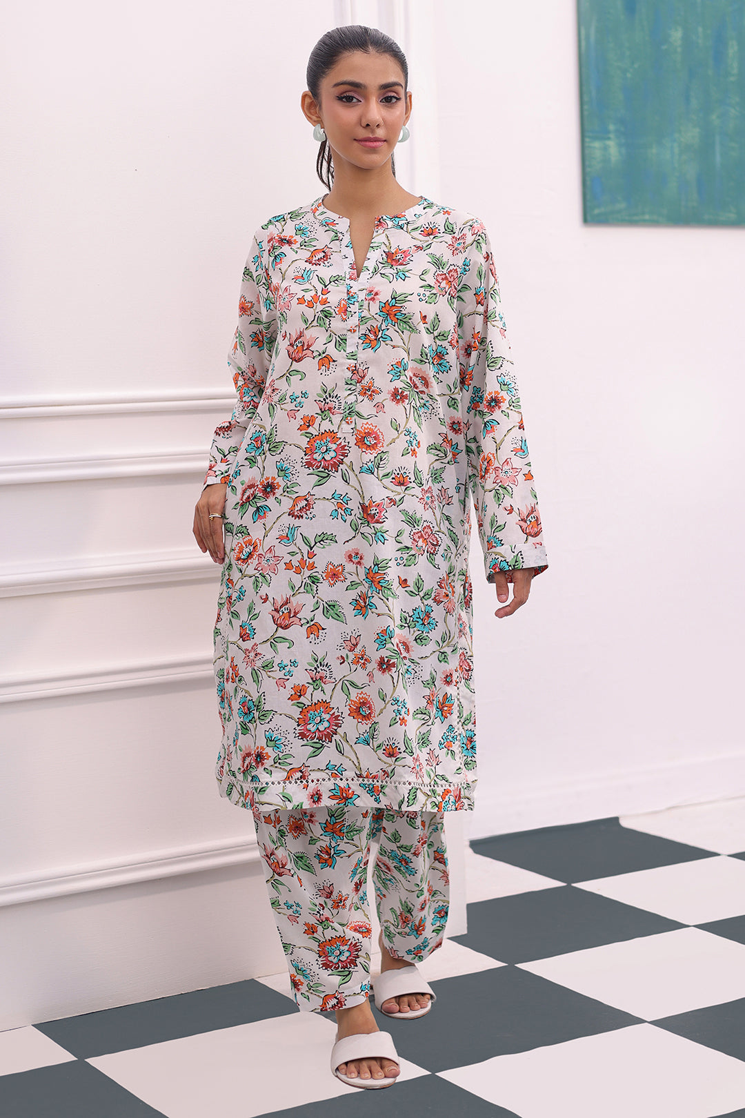 Zellbury | Summer Pret | Kurta Trouser - 1928 - House Of Zarish