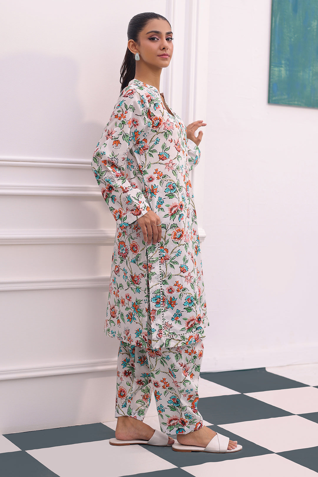 Zellbury | Summer Pret | Kurta Trouser - 1928 - House Of Zarish