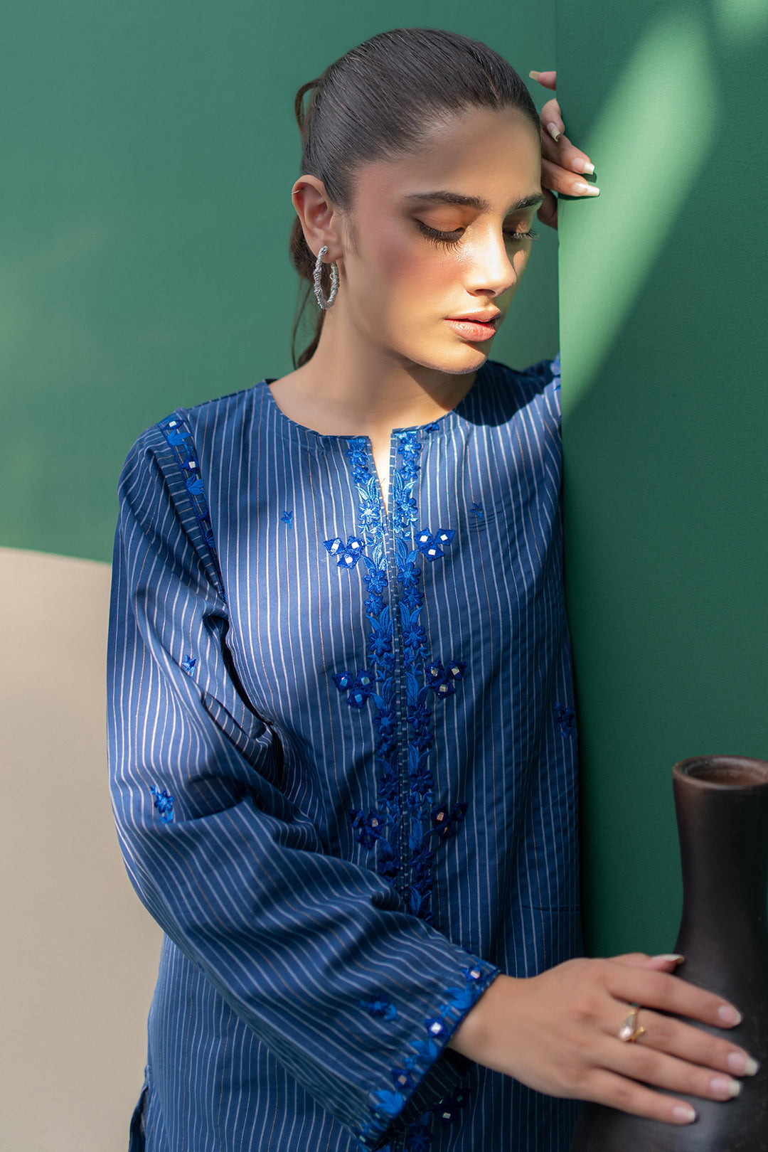 Zellbury | Summer Pret | Embroidered Kurta Trouser - 1932 - House Of Zarish