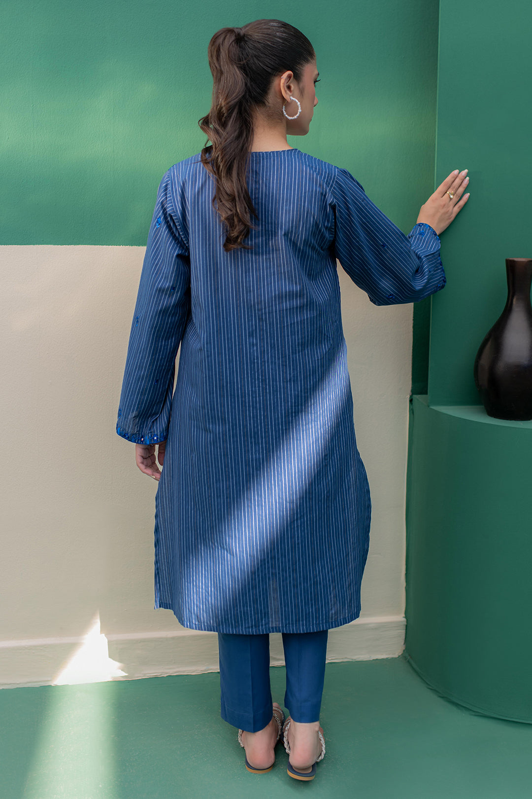 Zellbury | Summer Pret | Embroidered Kurta Trouser - 1932 - House Of Zarish