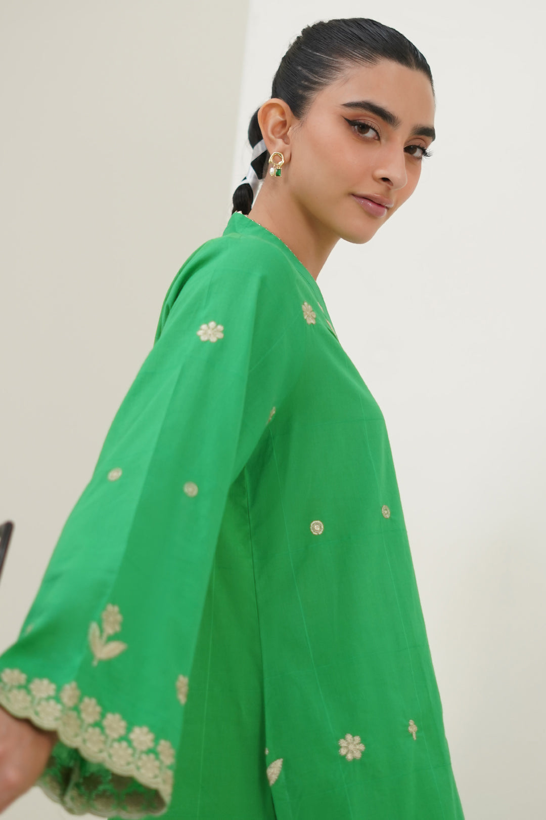 Zellbury | Summer Pret | Embroidered Kurta Trouser - 1933 - House Of Zarish