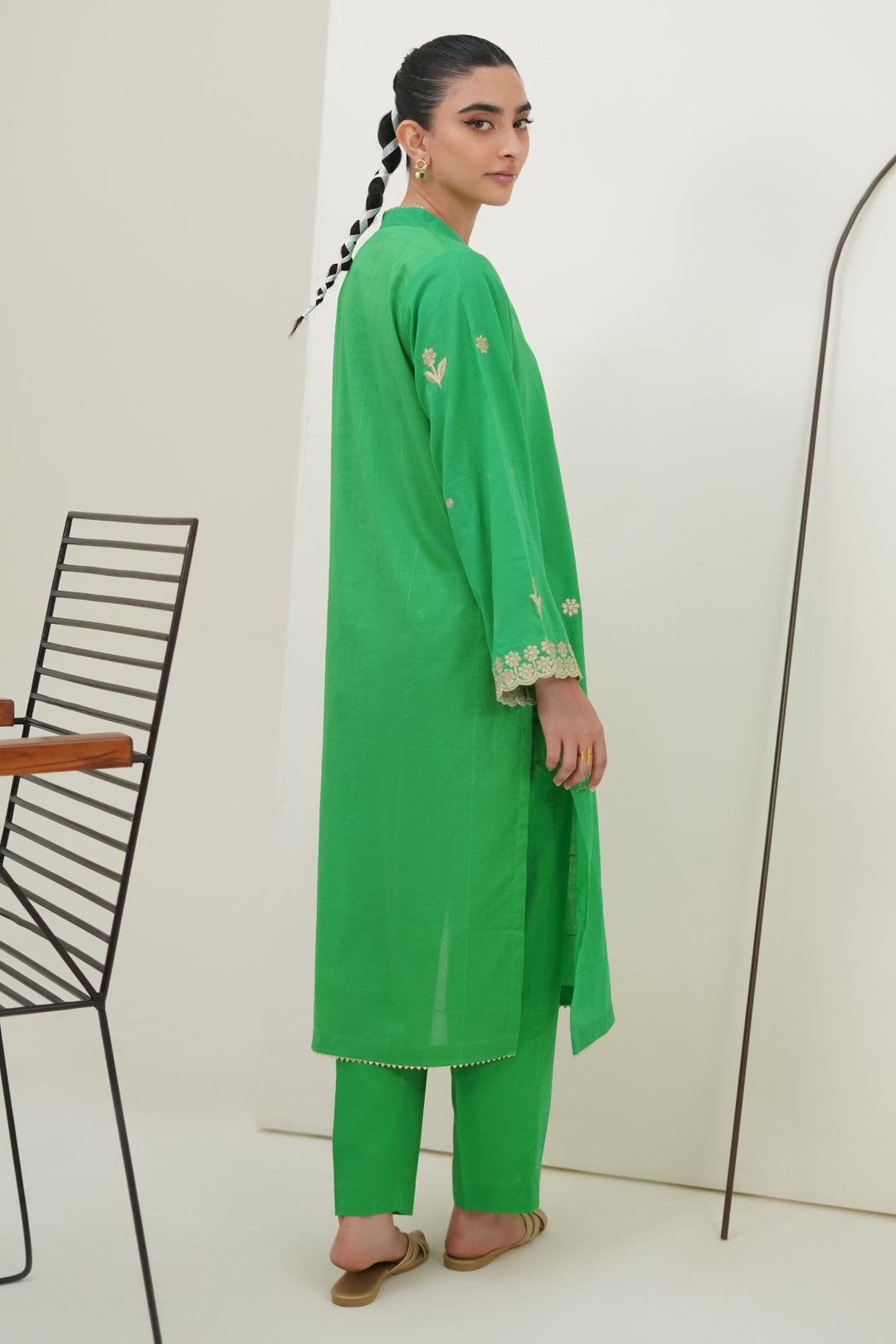 Zellbury | Summer Pret | Embroidered Kurta Trouser - 1933 - Libasekhas