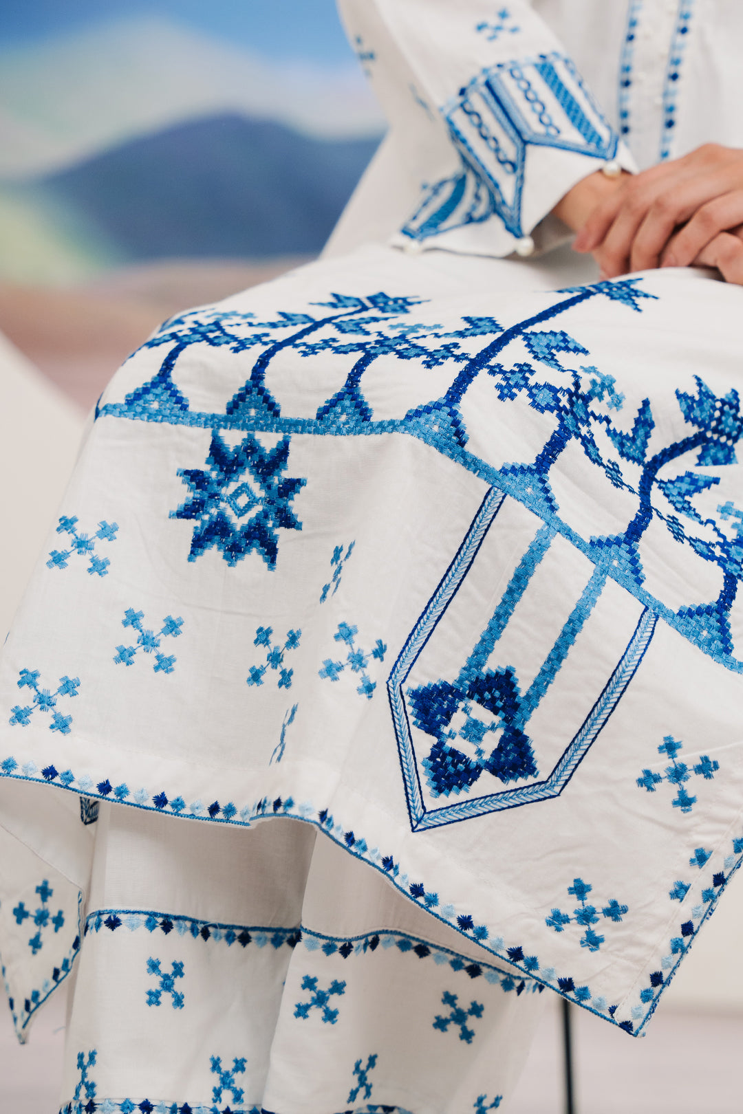 Zellbury | Summer Pret | Embroidered Kurta Trouser - 1984 - House Of Zarish