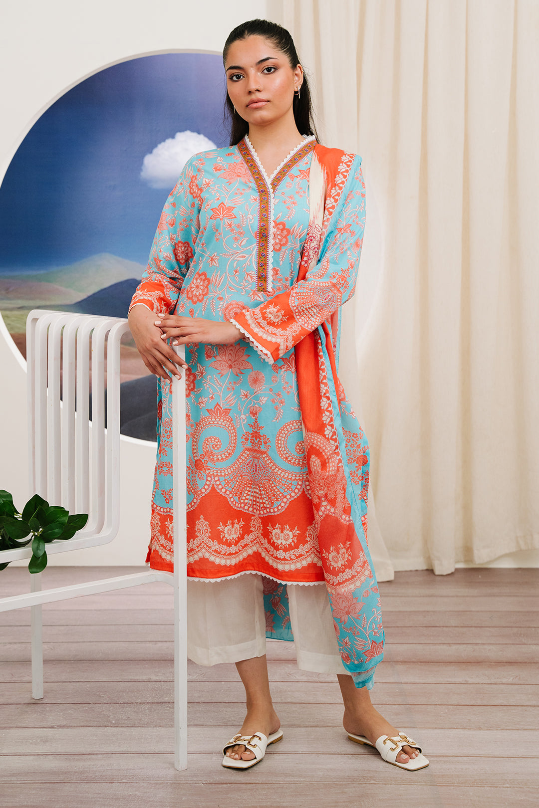 Zellbury | Summer Pret | Kurta Dupatta - 2060 - House Of Zarish