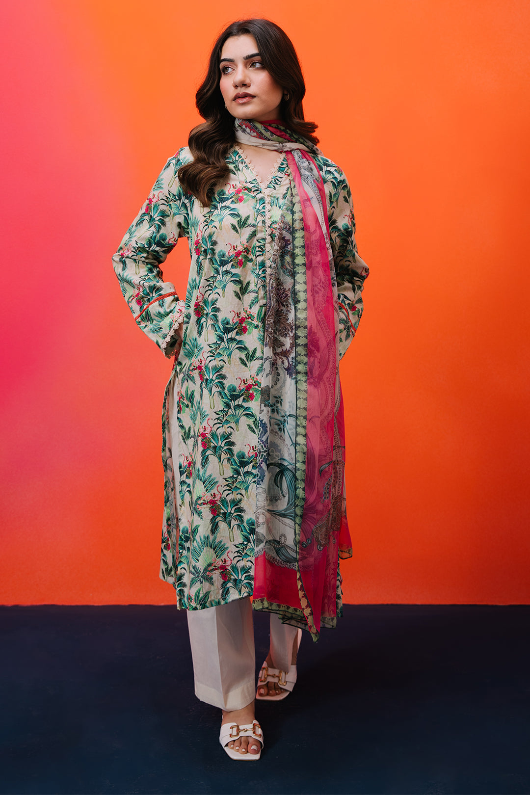 Zellbury | Summer Pret | Kurta Dupatta - 2064 - House Of Zarish