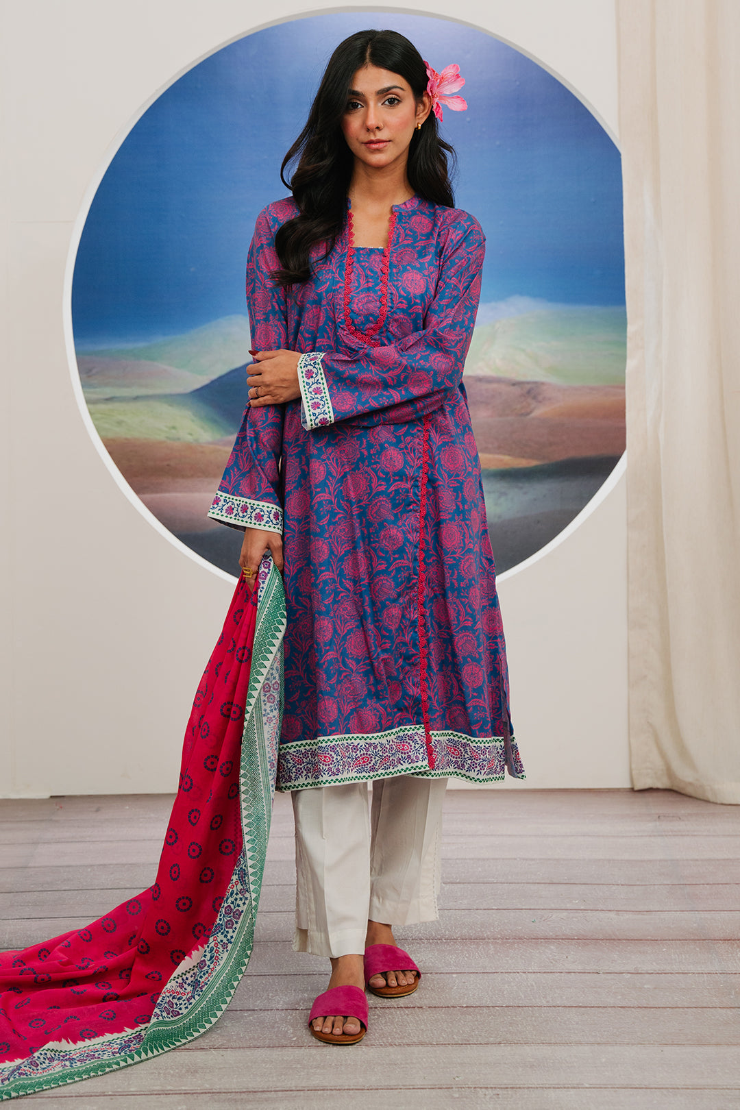 Zellbury | Summer Pret | Kurta Dupatta - 2068 - House Of Zarish