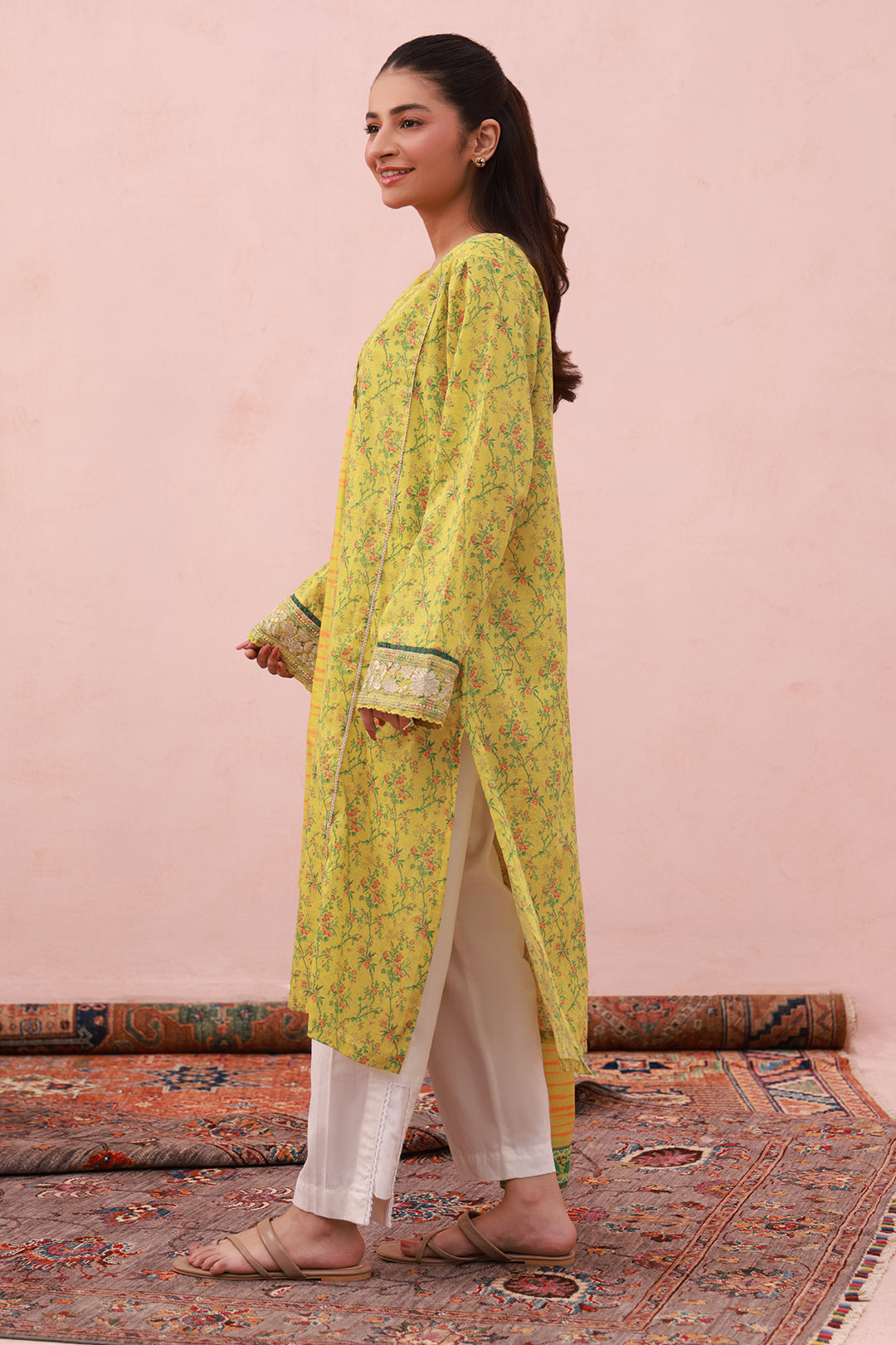 Zellbury | Summer Pret | Embroidered Kurta Dupatta - 2074 - House Of Zarish