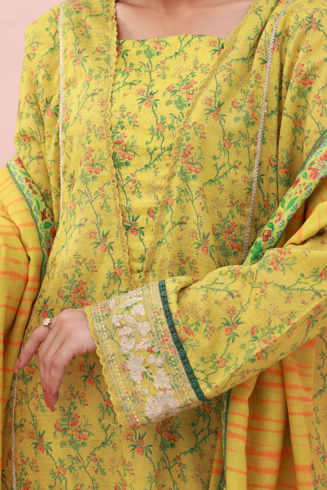 Zellbury | Summer Pret | Embroidered Kurta Dupatta - 2074 - House Of Zarish