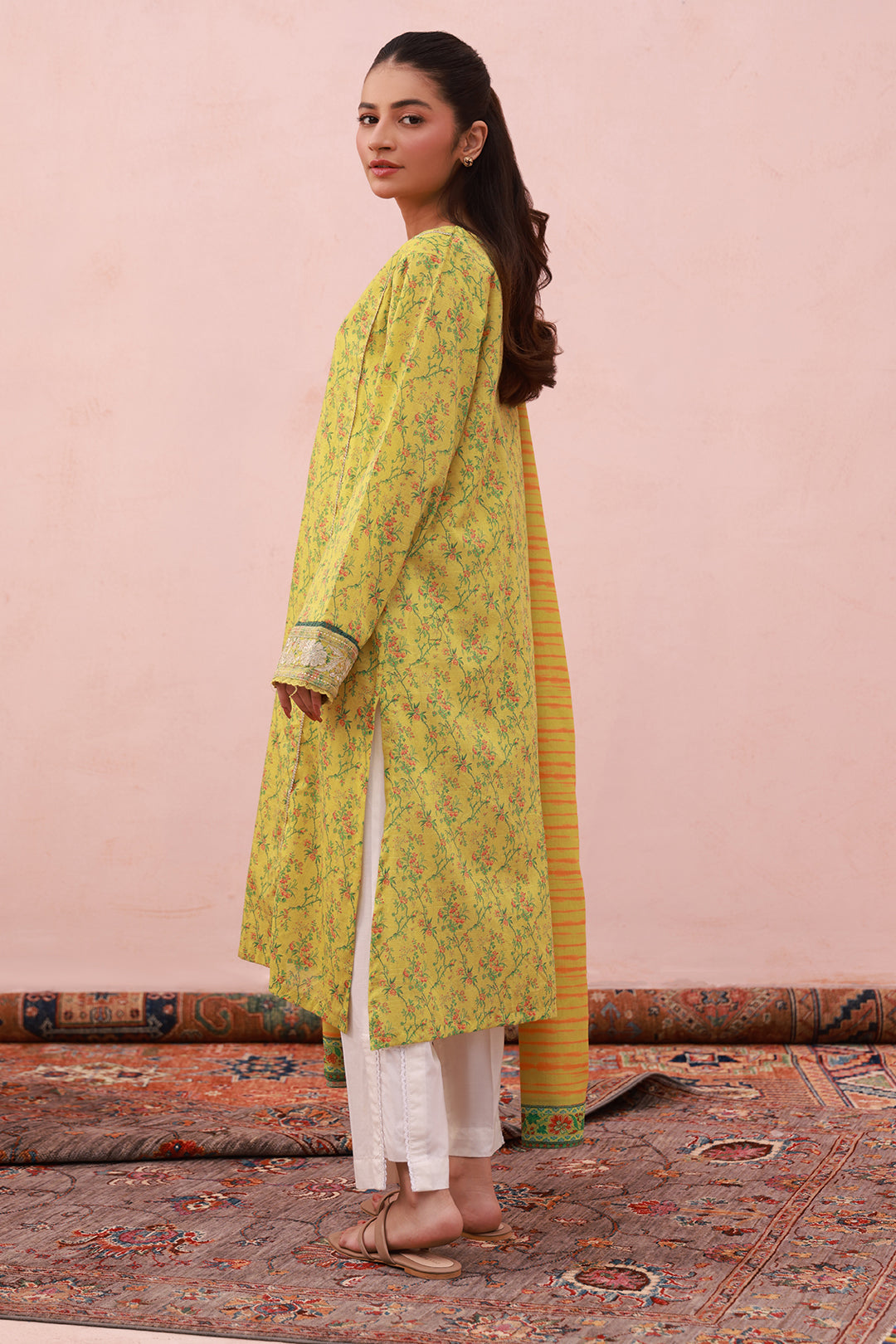 Zellbury | Summer Pret | Embroidered Kurta Dupatta - 2074 - Libasekhas