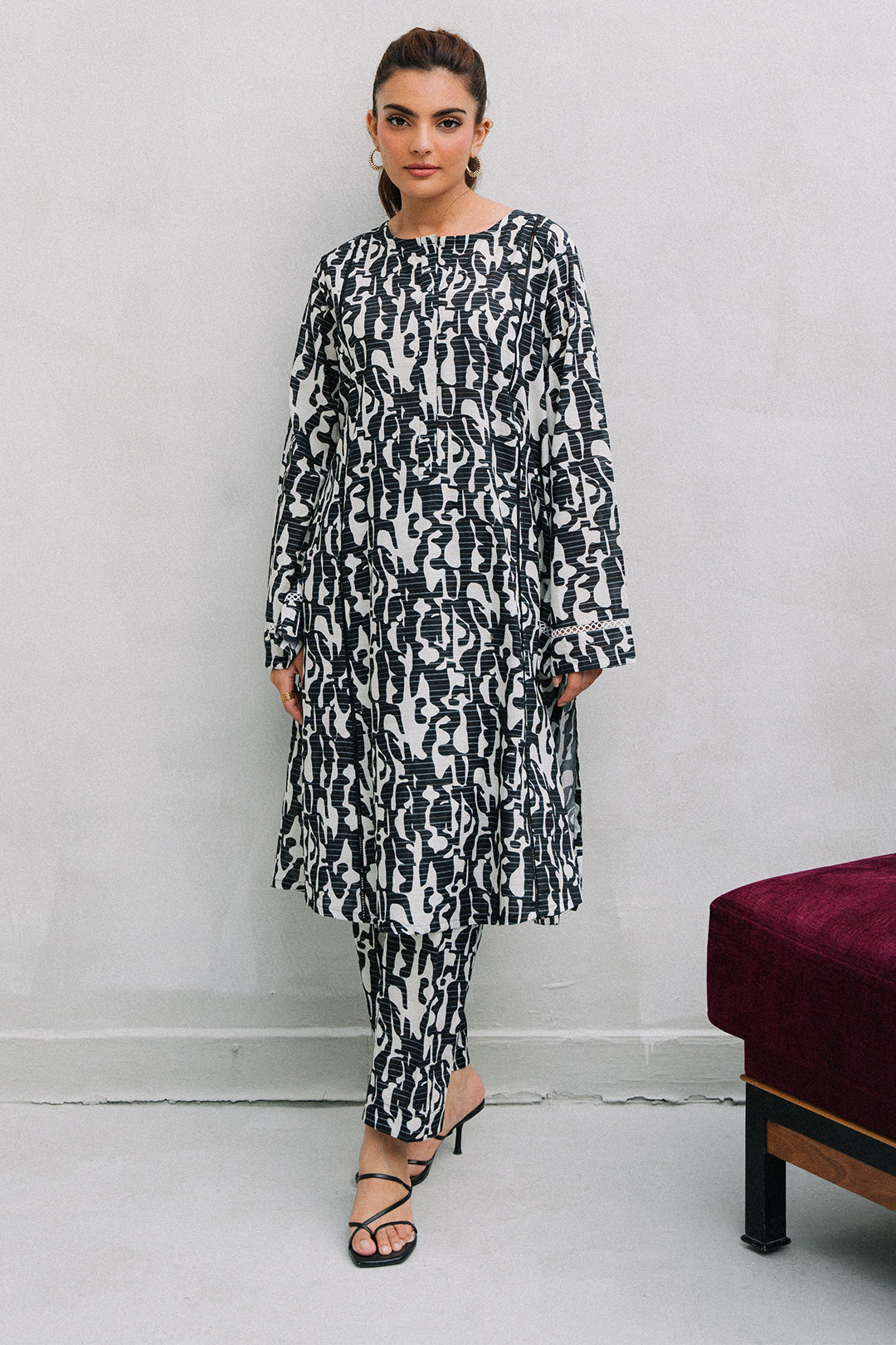 Zellbury | Summer Pret | Kurta Trouser - 2081 - House Of Zarish