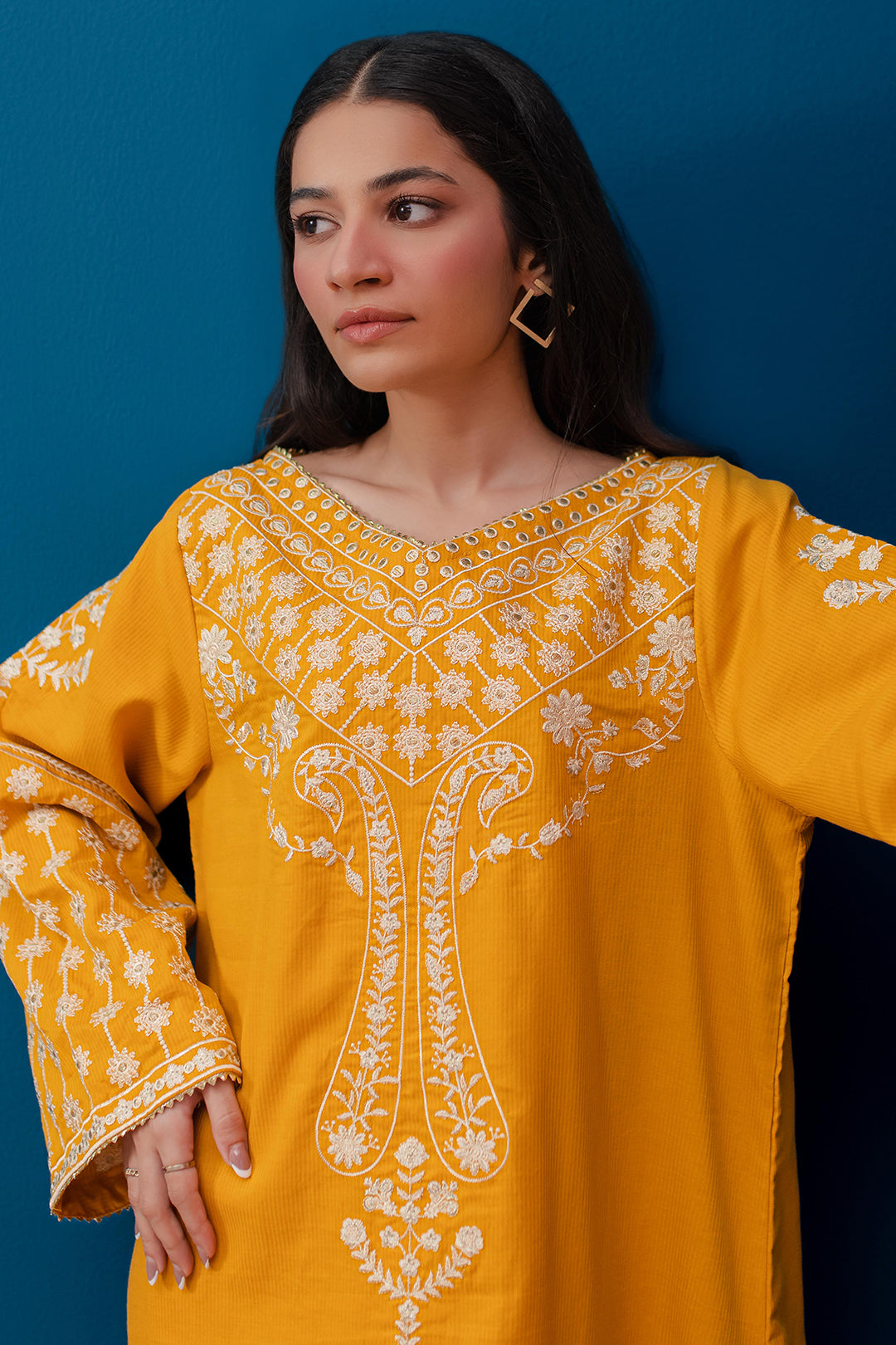 Zellbury | Summer Pret | Embroidered Kurta Trouser - 2122 - House Of Zarish