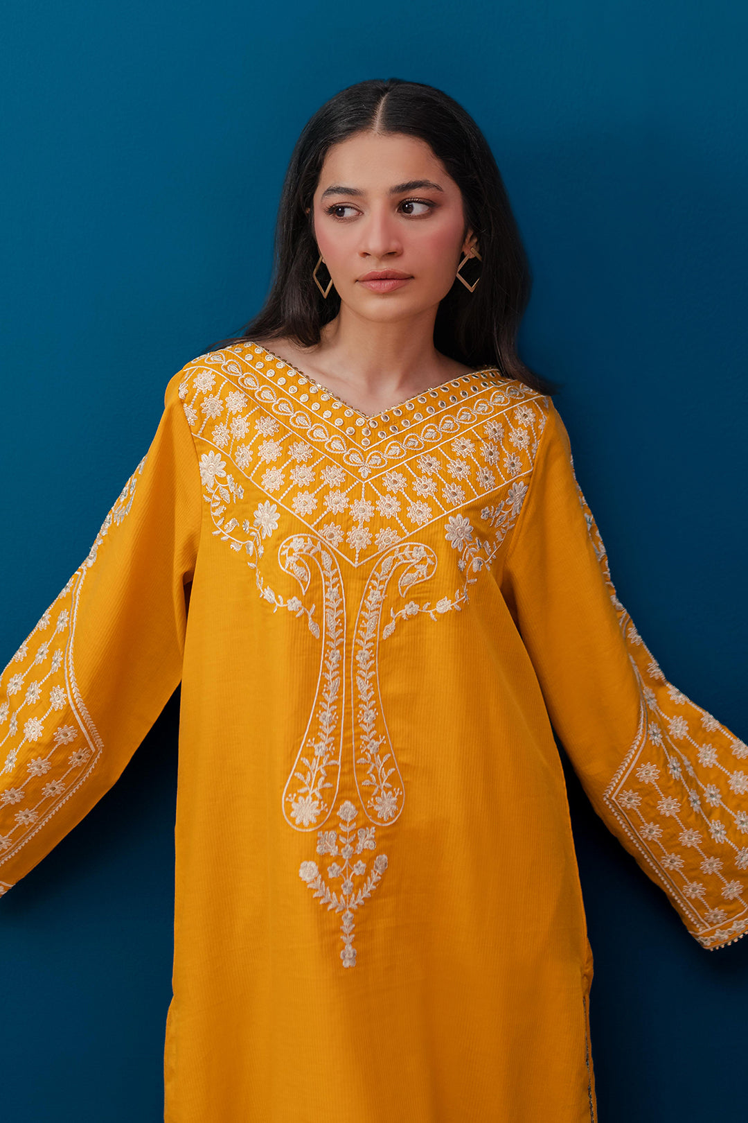 Zellbury | Summer Pret | Embroidered Kurta Trouser - 2122 - House Of Zarish