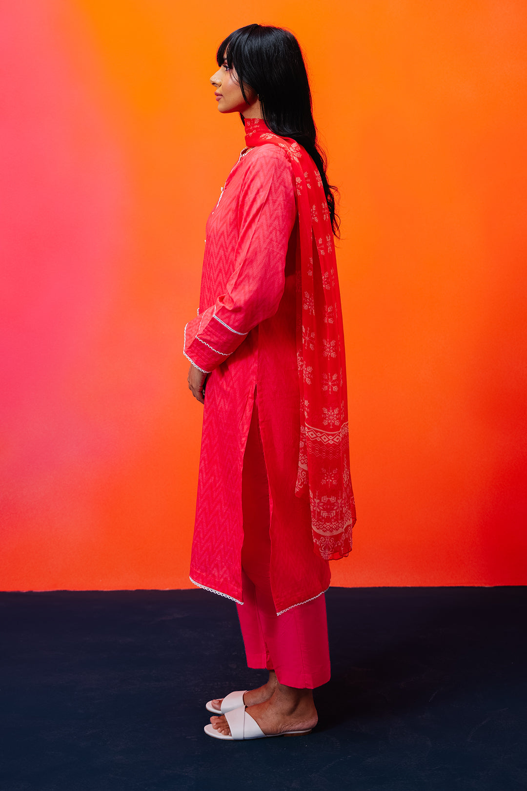 Zellbury | Summer Pret | Kurta Dupatta Trouser - 1525 - House Of Zarish