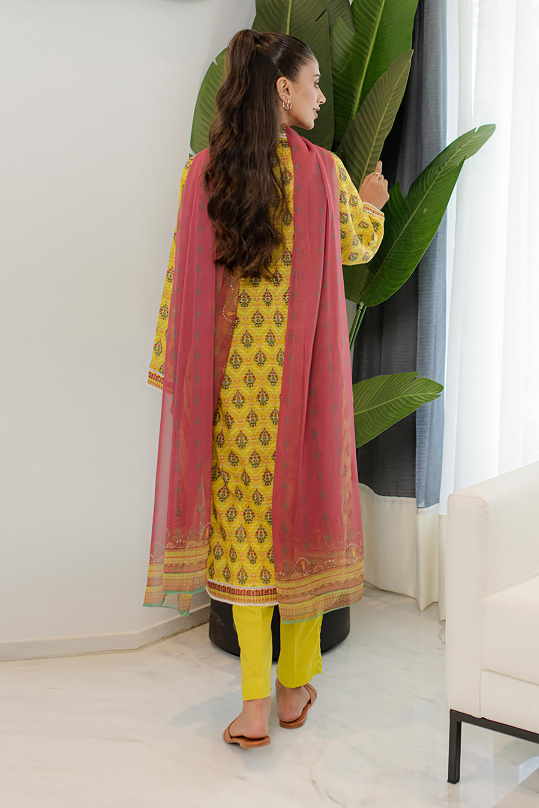 Zellbury | Summer Pret | Kurta Dupatta Trouser - 1746 - House Of Zarish