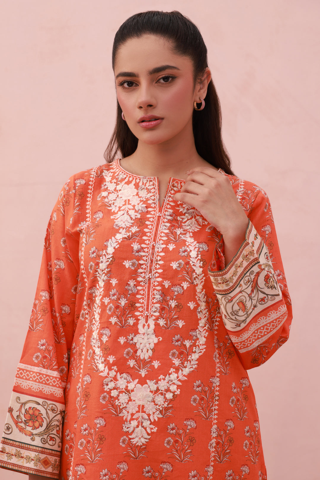 Zellbury | Summer Pret | Embroidered Kurta Dupatta Trouser - 1962 - House Of Zarish