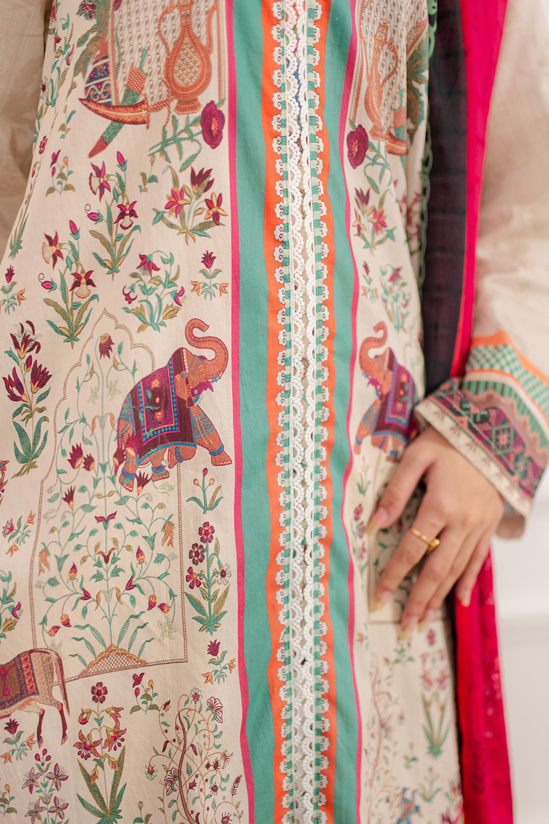Zellbury | Summer Pret | Kurta Dupatta Trouser - 2098 - House Of Zarish