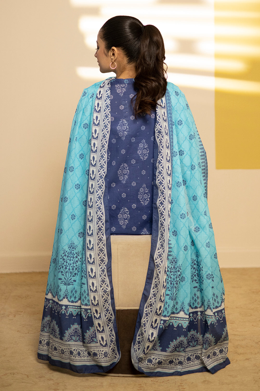 Zellbury | Summer Pret | Kurta Dupatta Trouser - 2102 - House Of Zarish