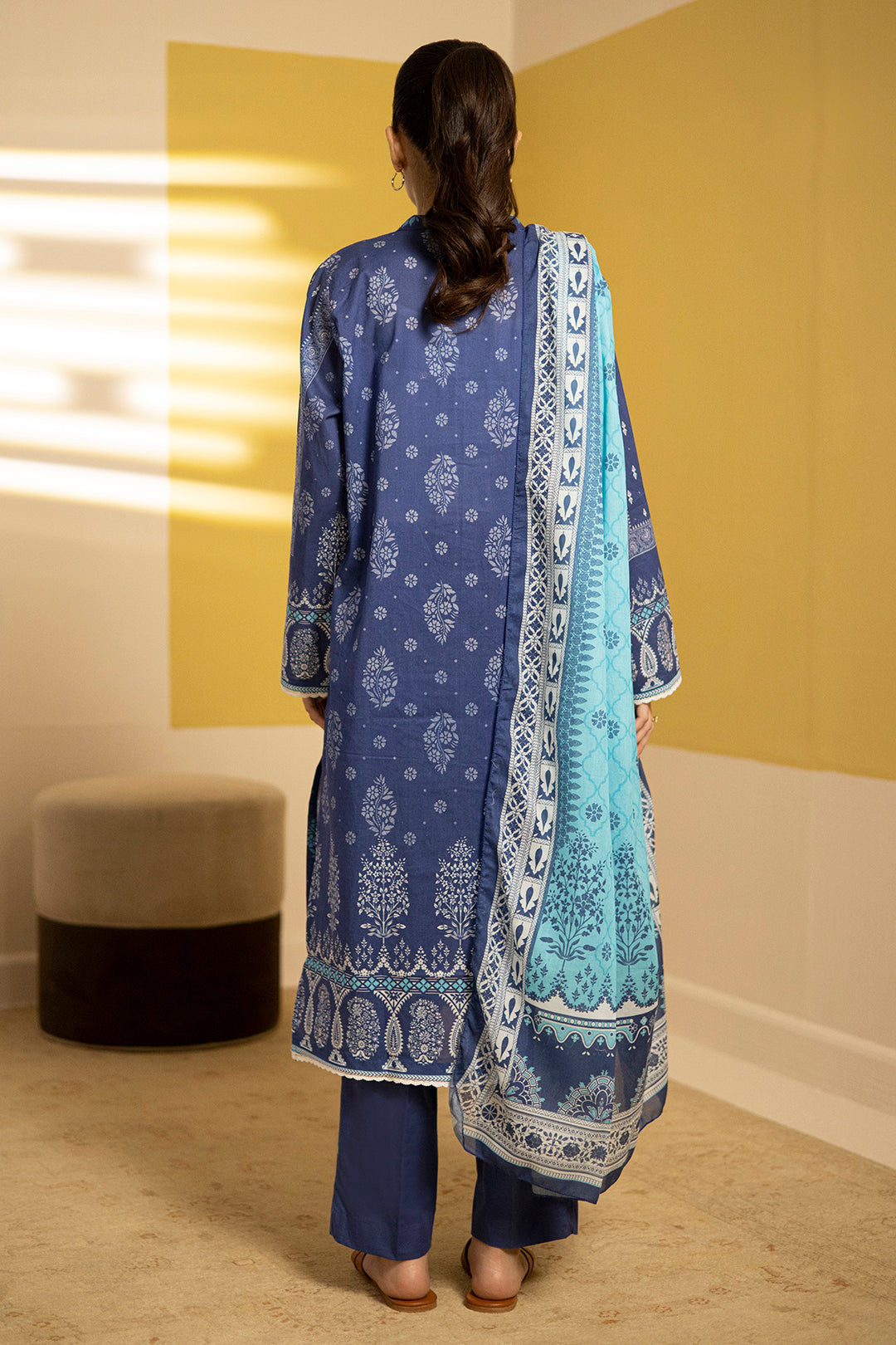 Zellbury | Summer Pret | Kurta Dupatta Trouser - 2102 - House Of Zarish