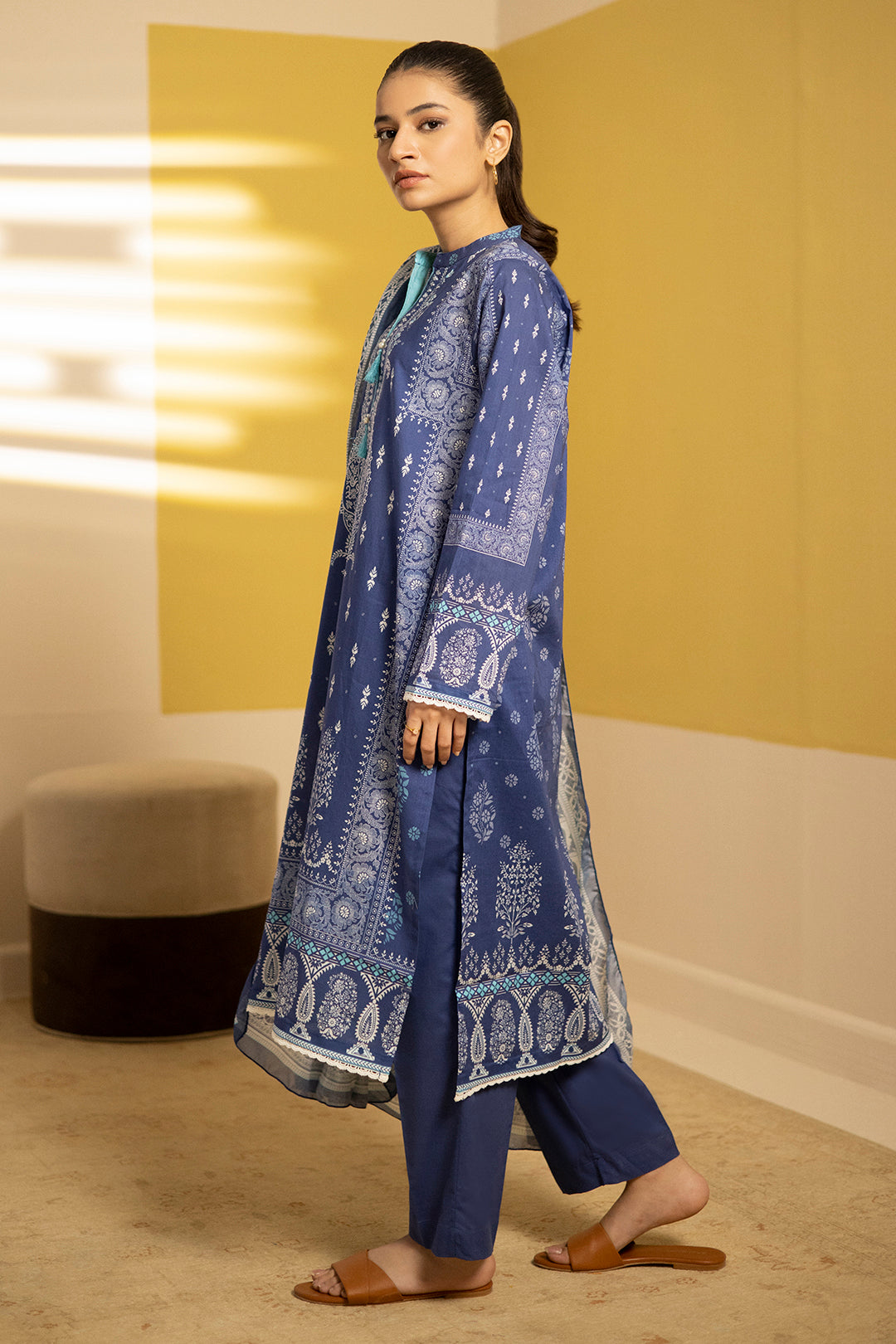 Zellbury | Summer Pret | Kurta Dupatta Trouser - 2102 - House Of Zarish