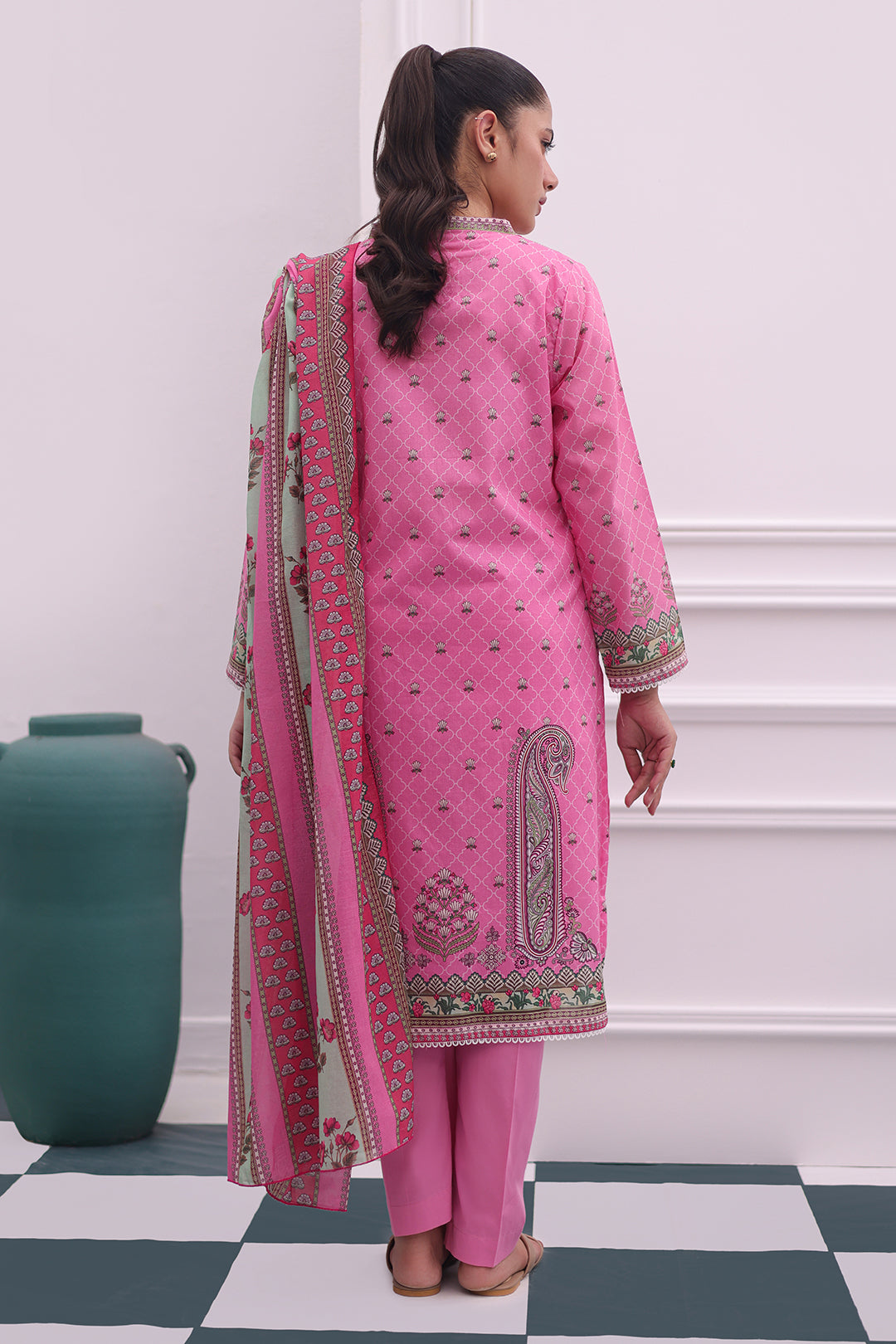 Zellbury | Summer Pret | Kurta Dupatta Trouser - 2106 - House Of Zarish
